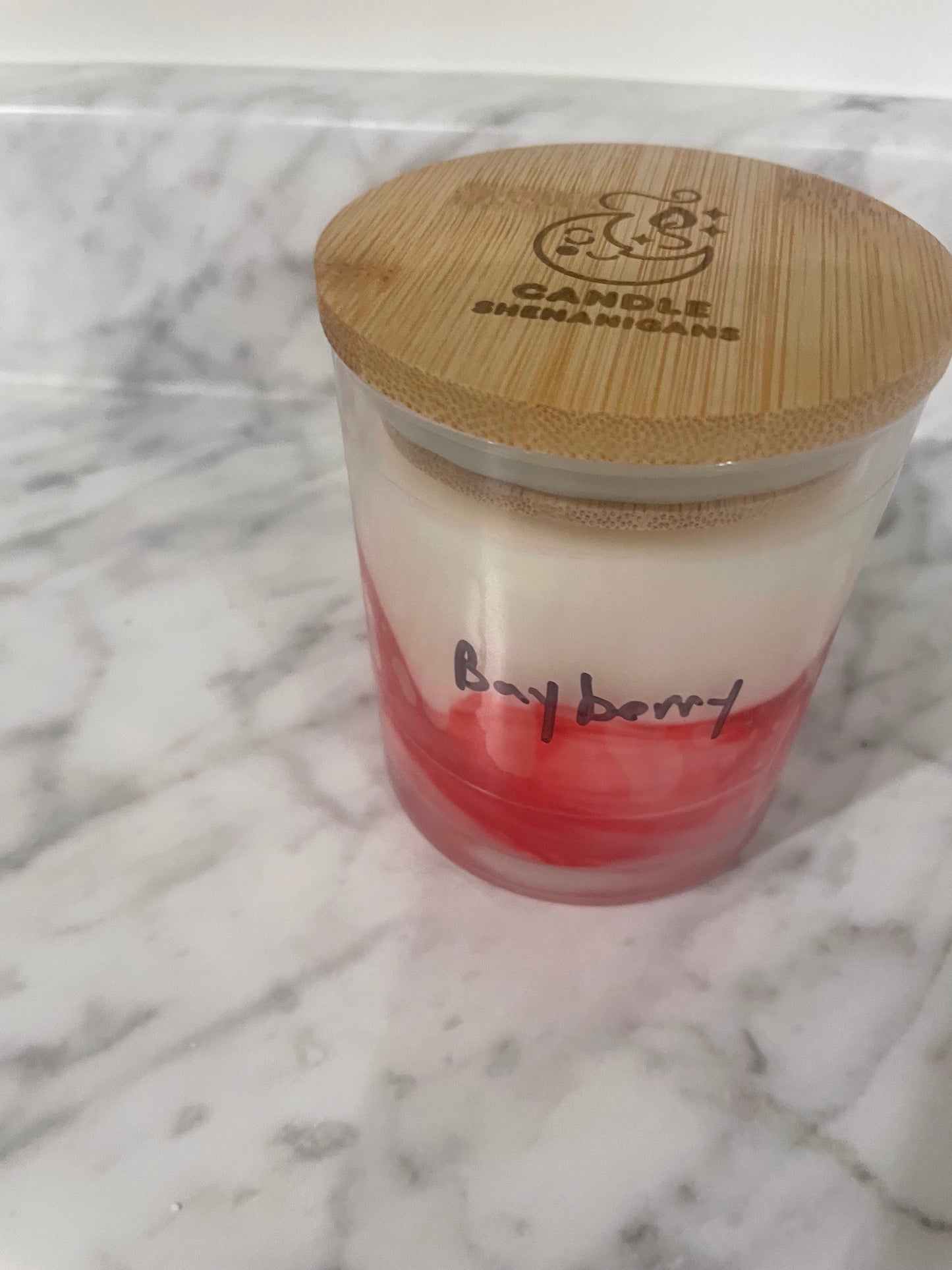 Bayberry scented candle