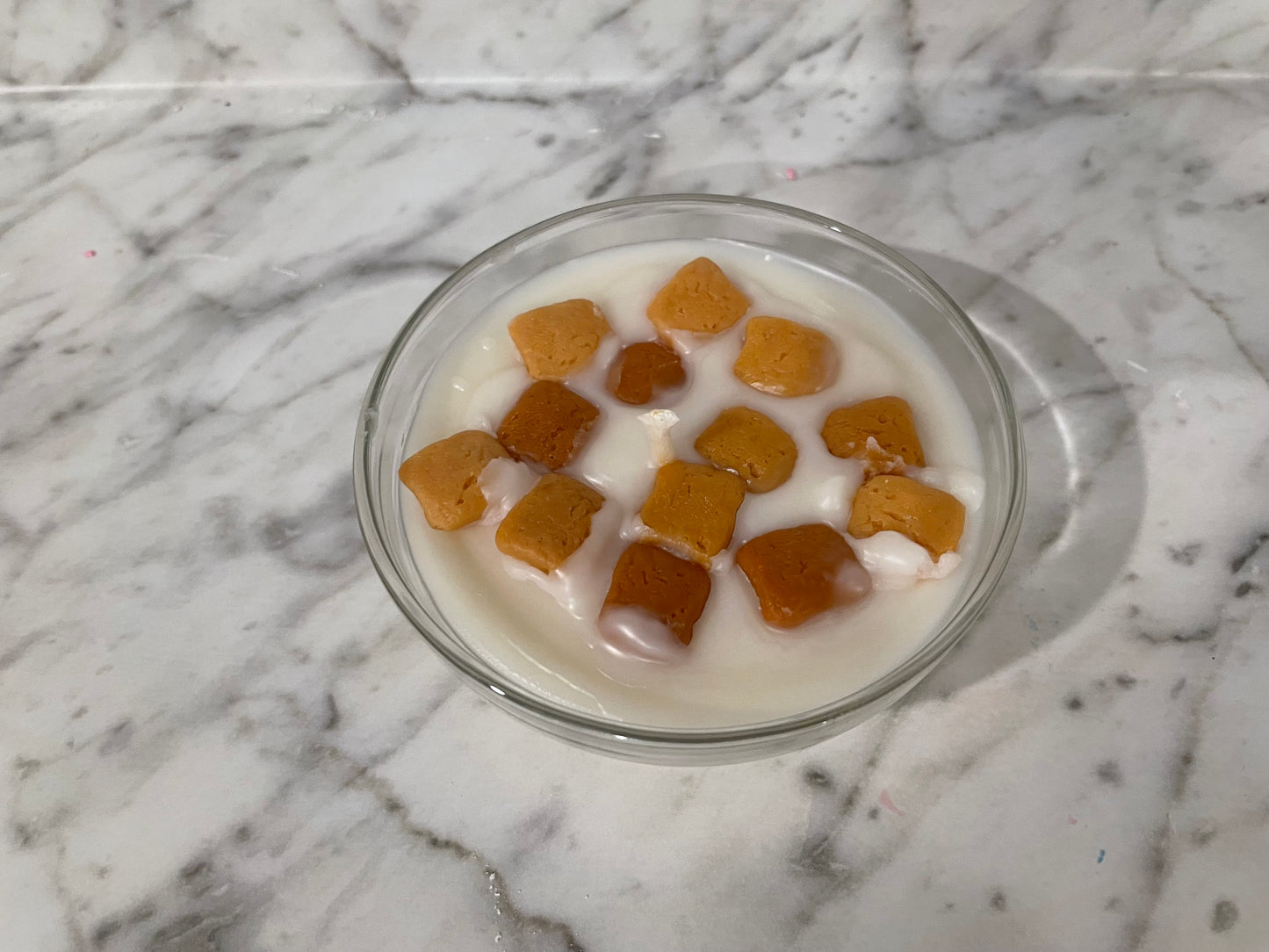 Cinnamon Toast Crunch cereal bowl candle