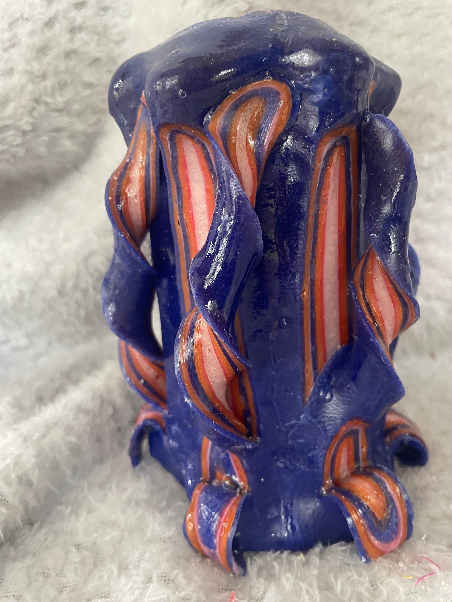 Carved candle
