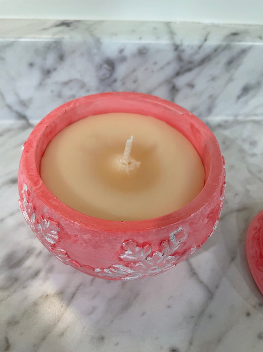 Christmas ornament candle holder