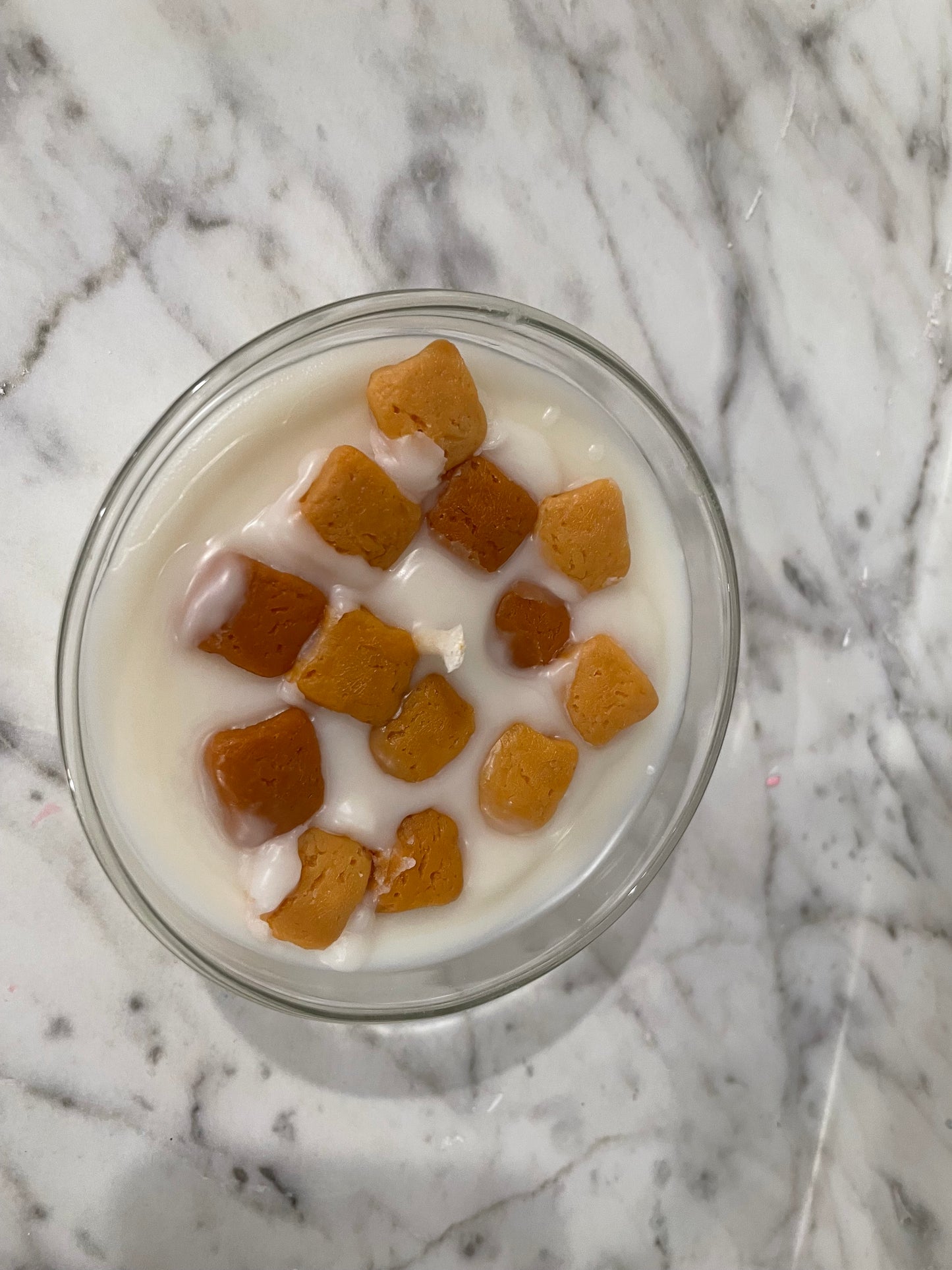Cinnamon Toast Crunch cereal bowl candle