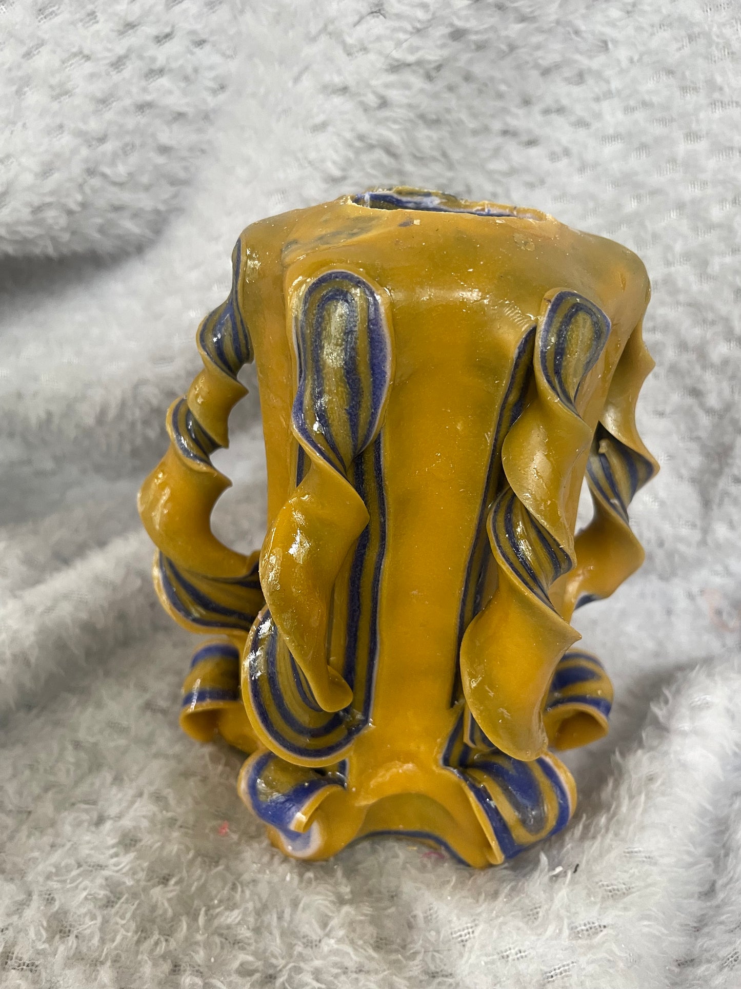 Carved candle
