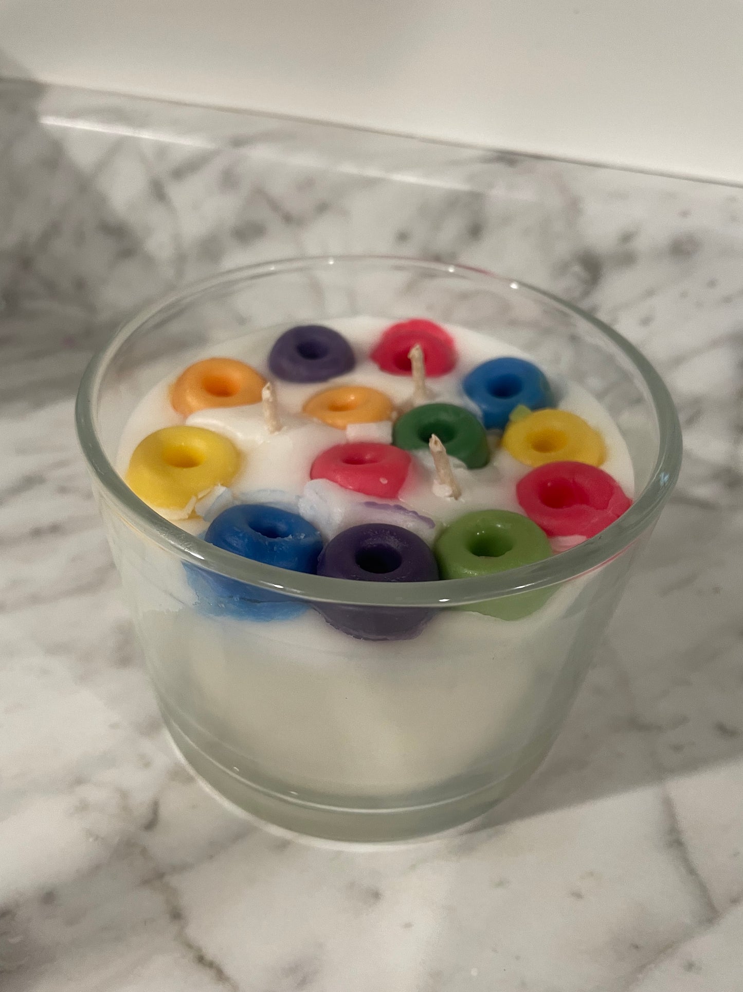 Fruit cereal rings 3 wick candle