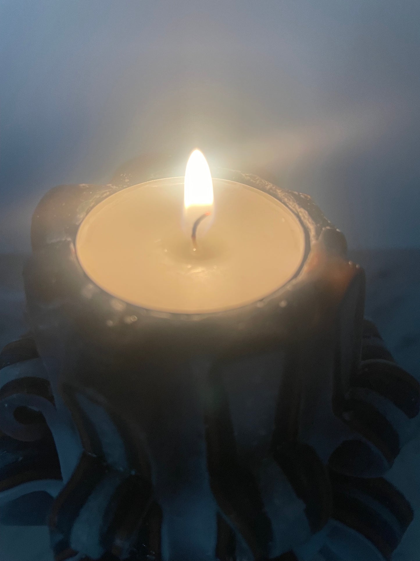 Carved candle