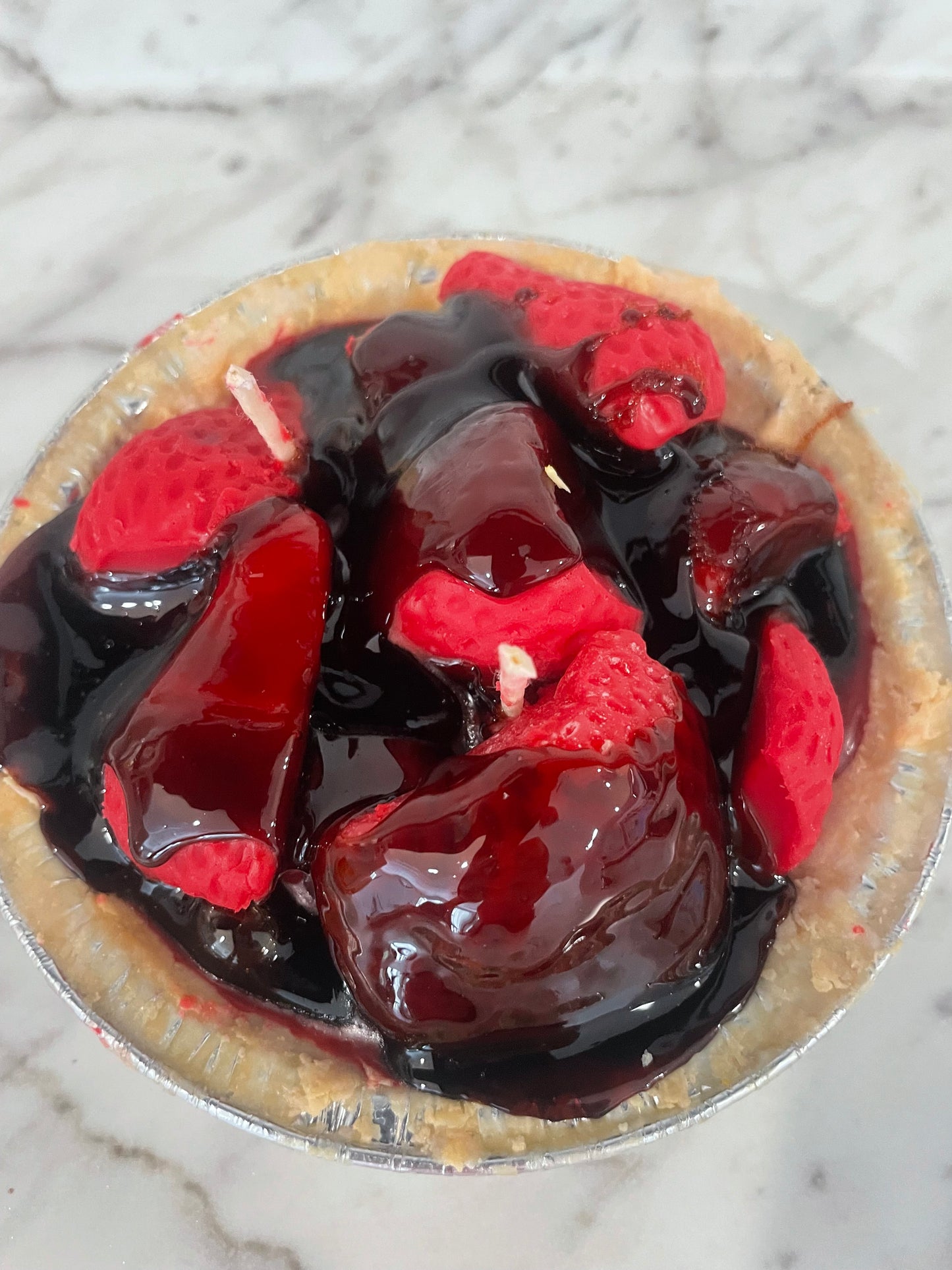 Chocolate strawberry pie 5 inches