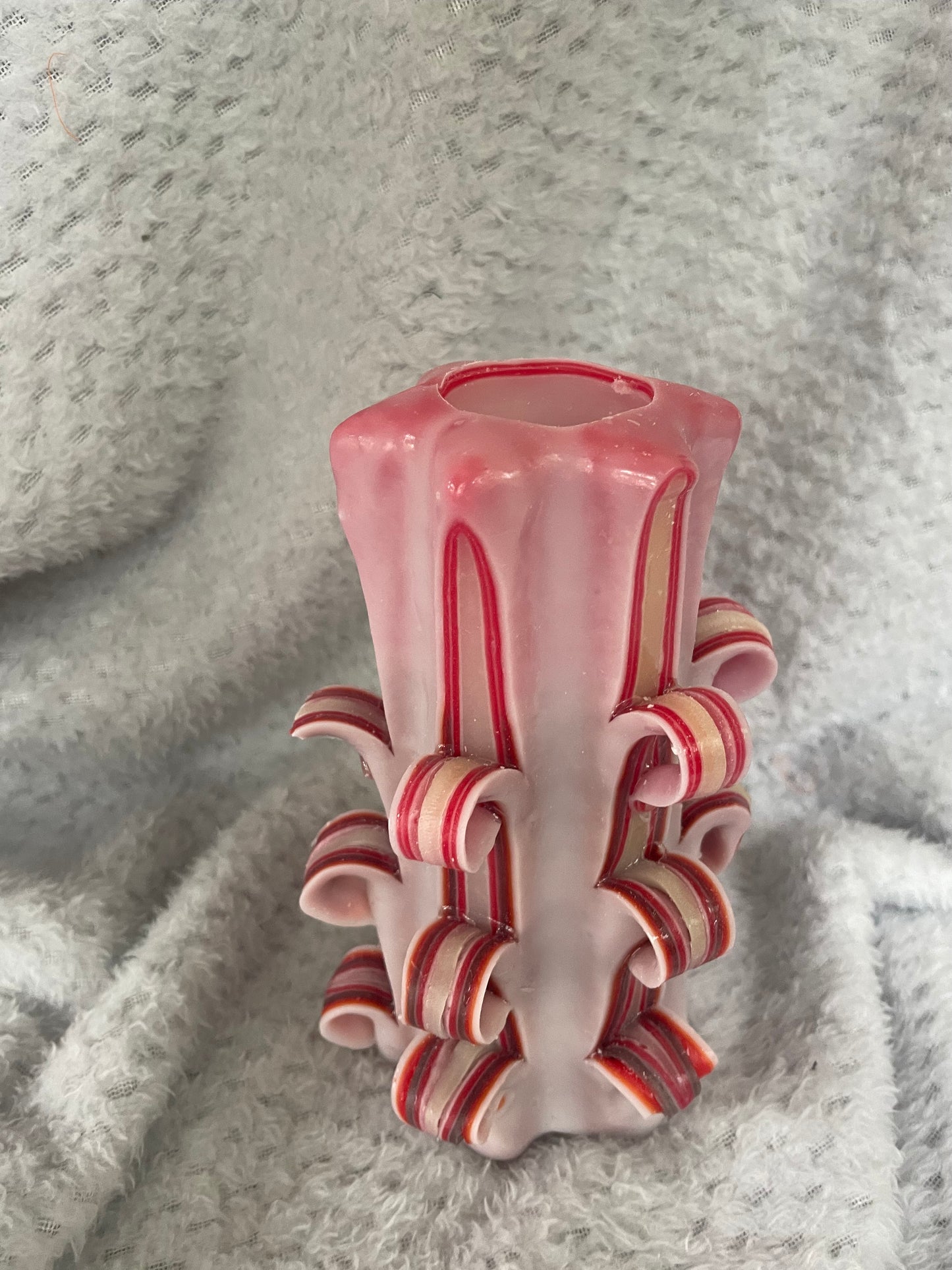 Carved candle