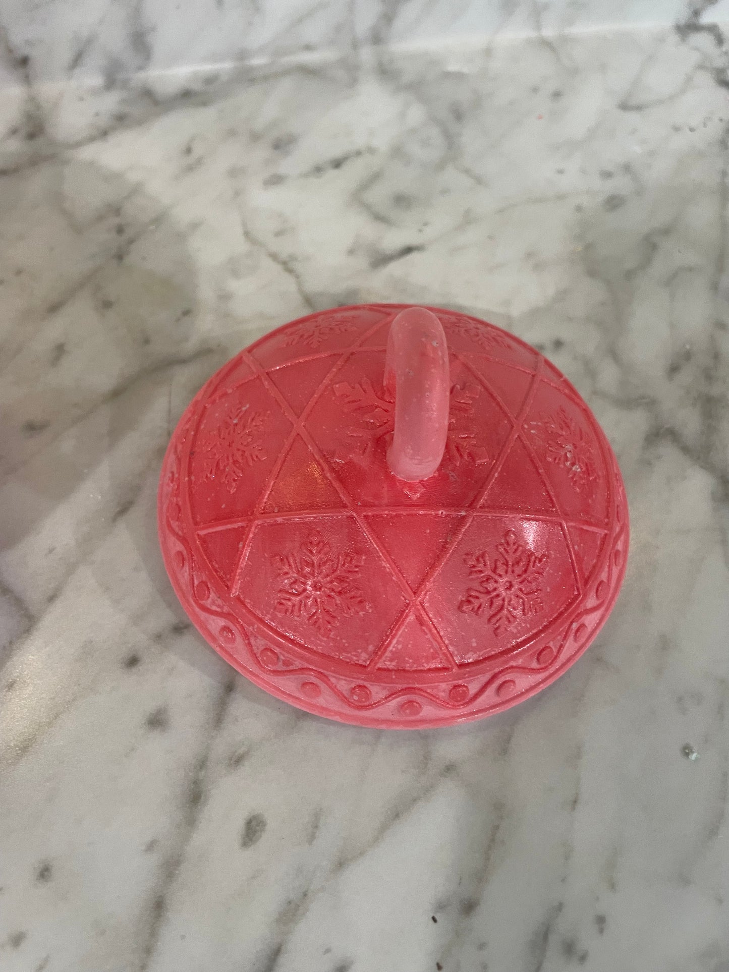 Christmas ornament candle holder