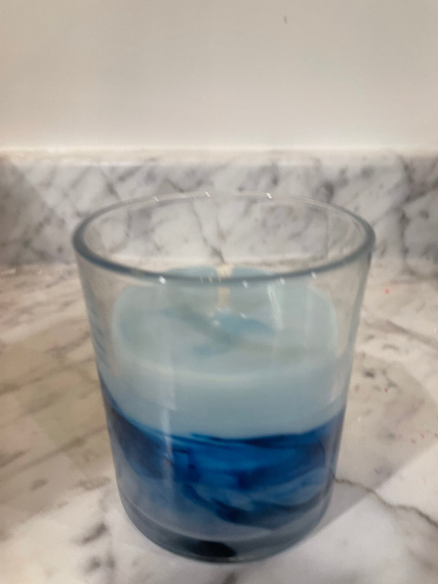 Baby powder candle scent
