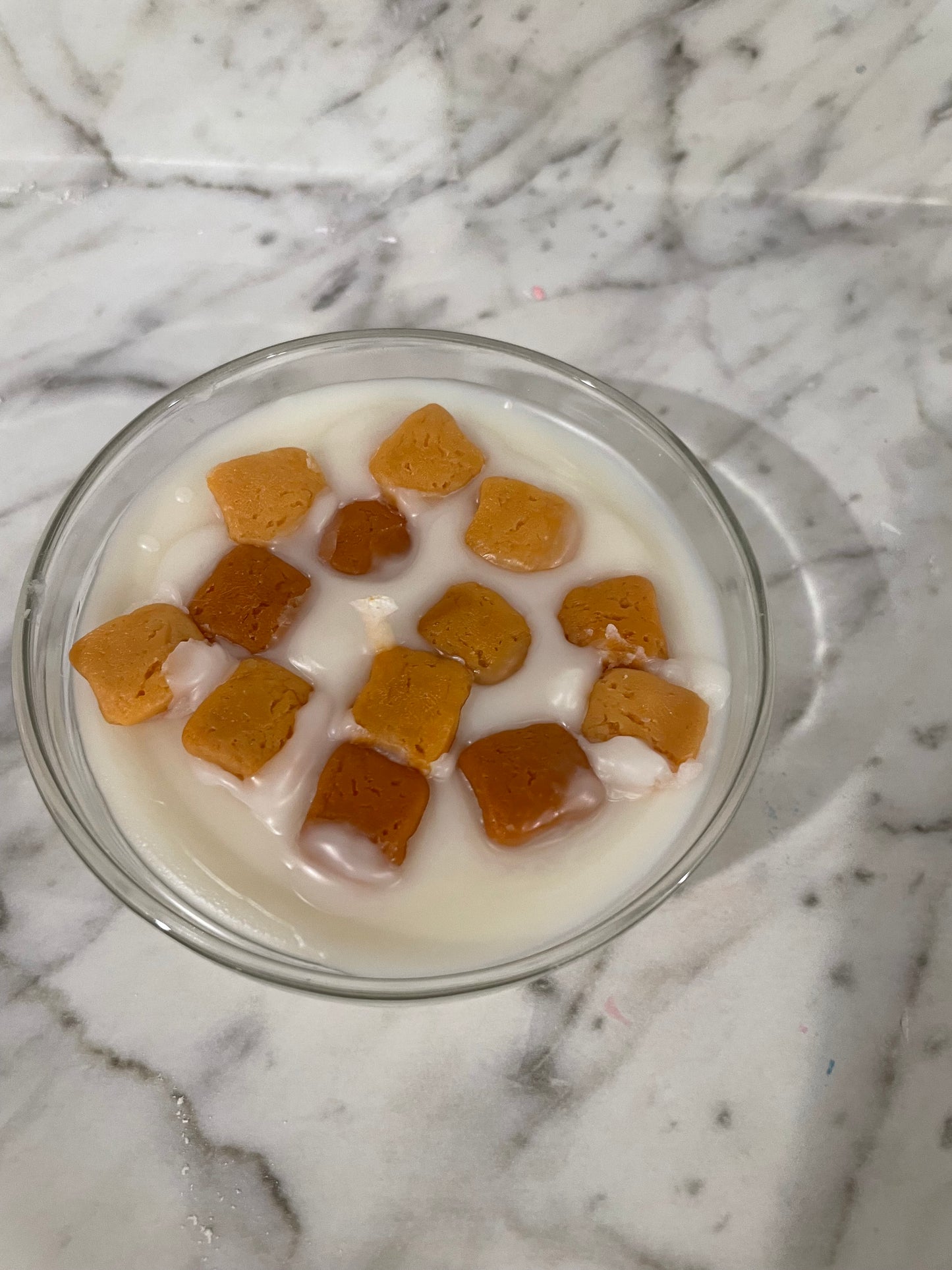 Cinnamon Toast Crunch cereal bowl candle