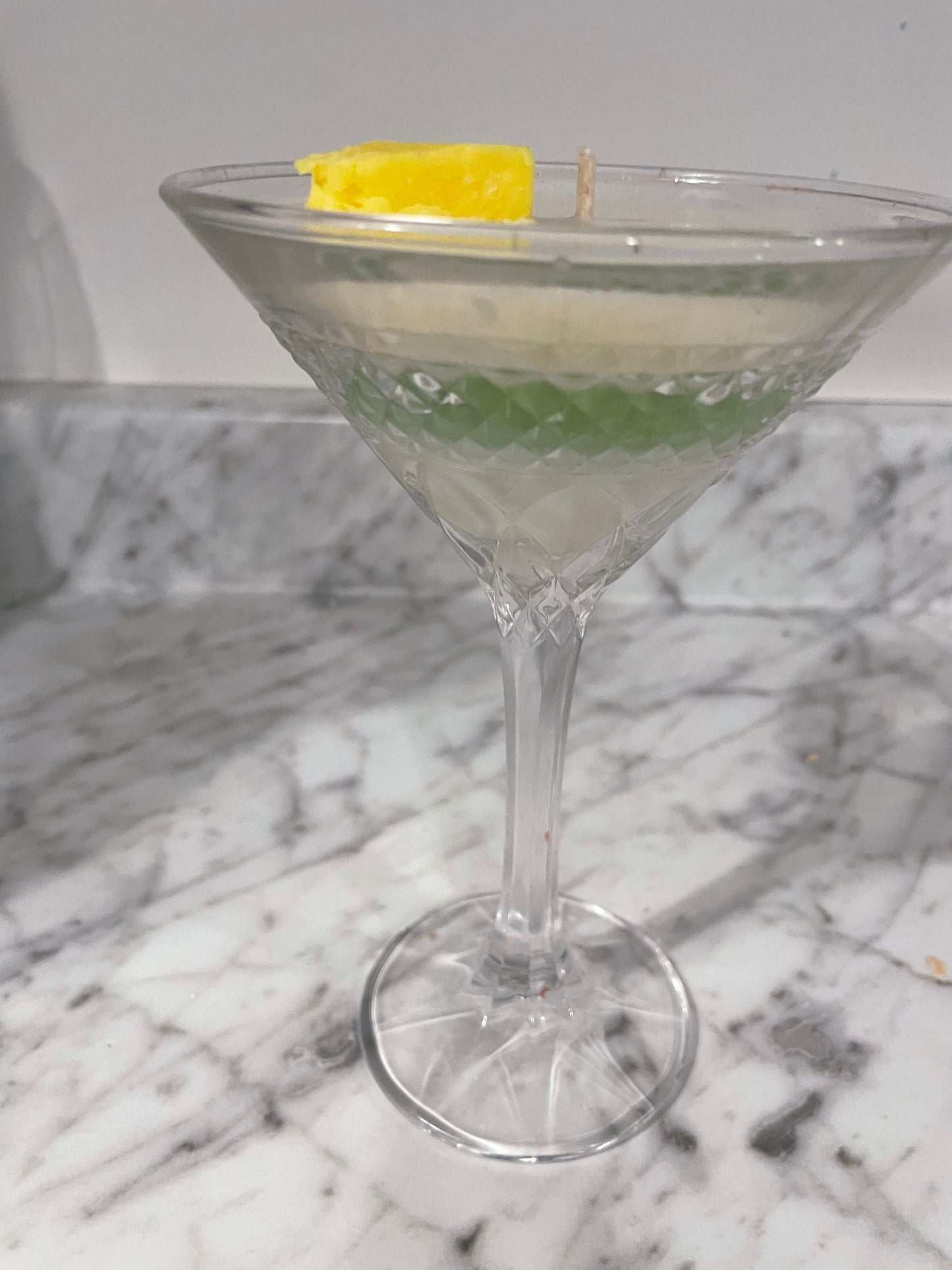 Pina colada scented candle