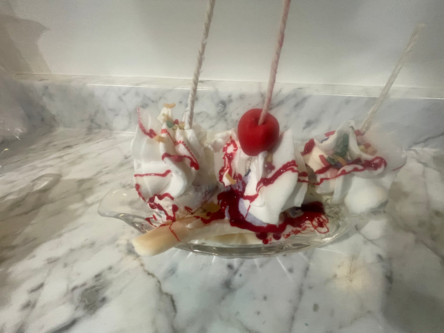 Banana Split candles