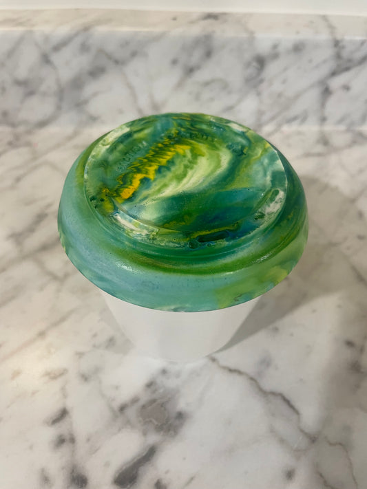 Caramel coffee cream scented candle