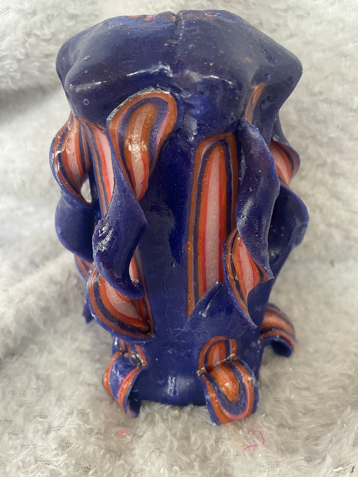 Carved candle