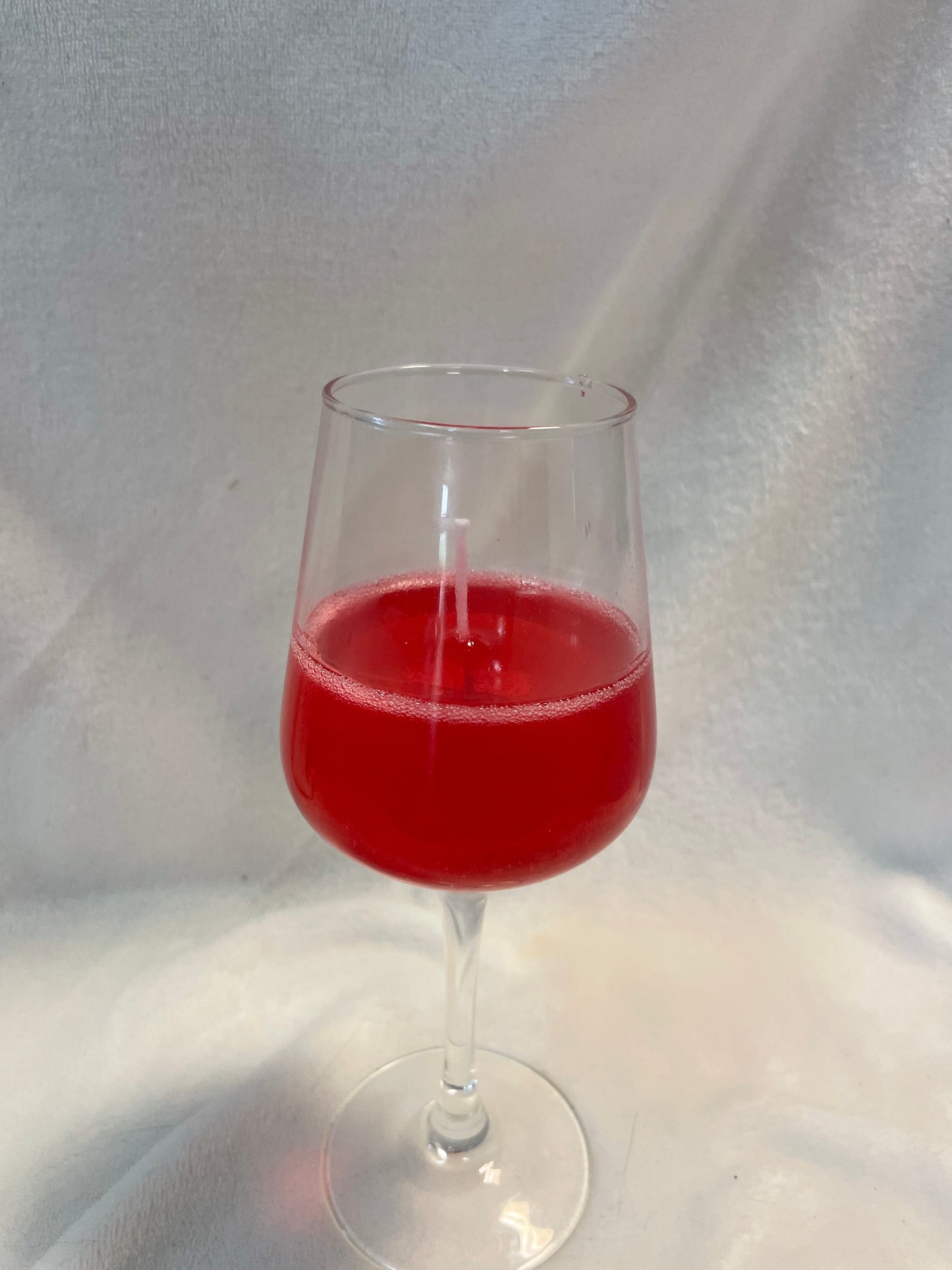 Wine glass candles