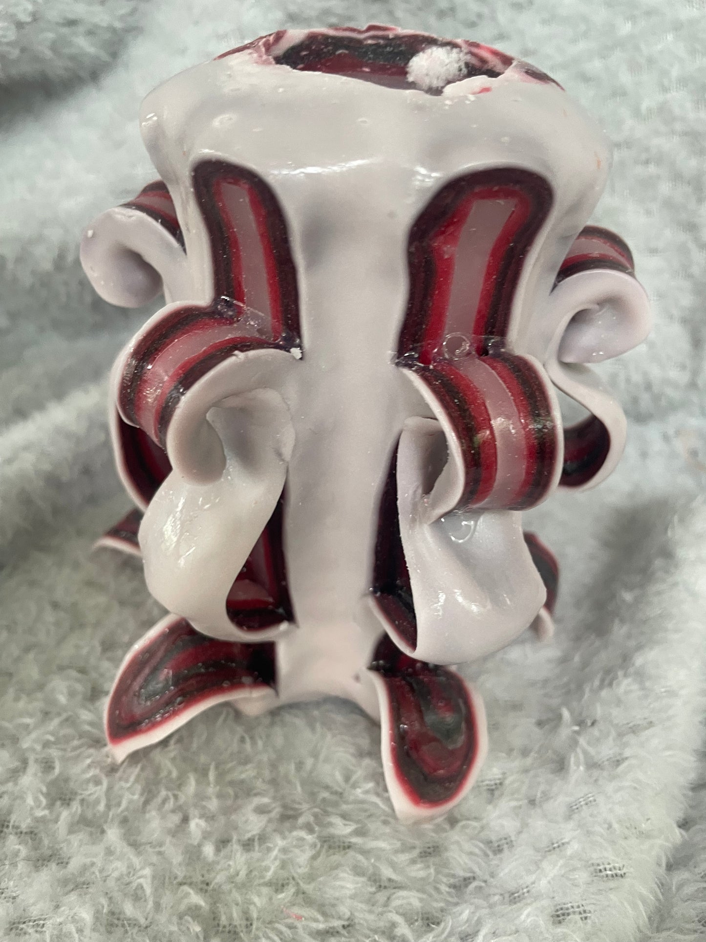 Carved candle