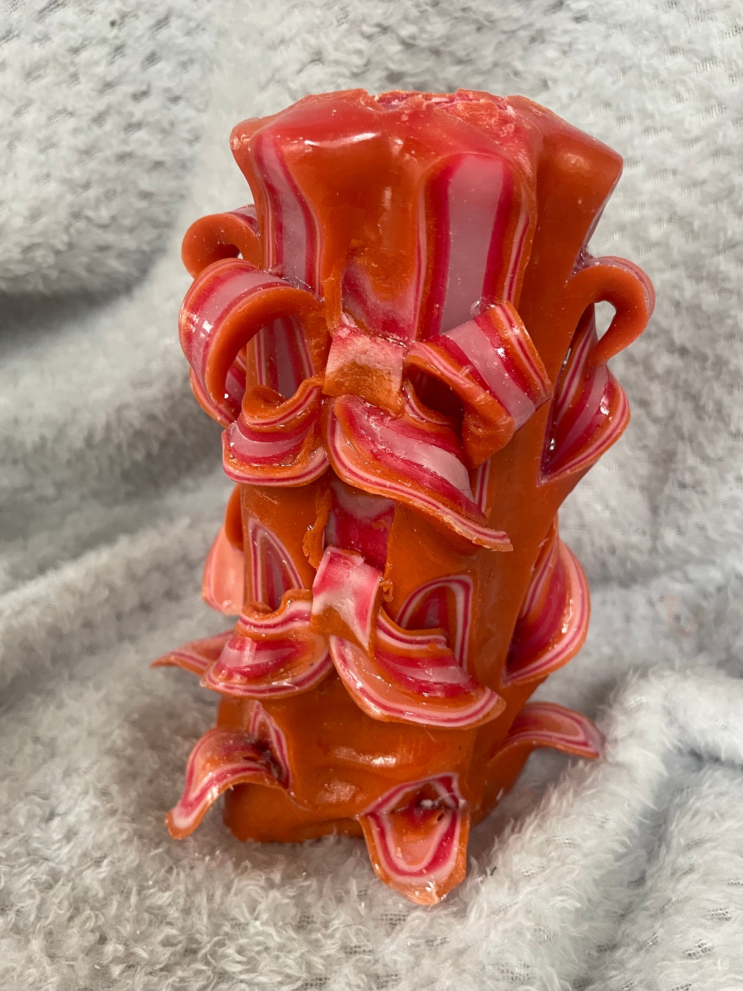 Carved candle