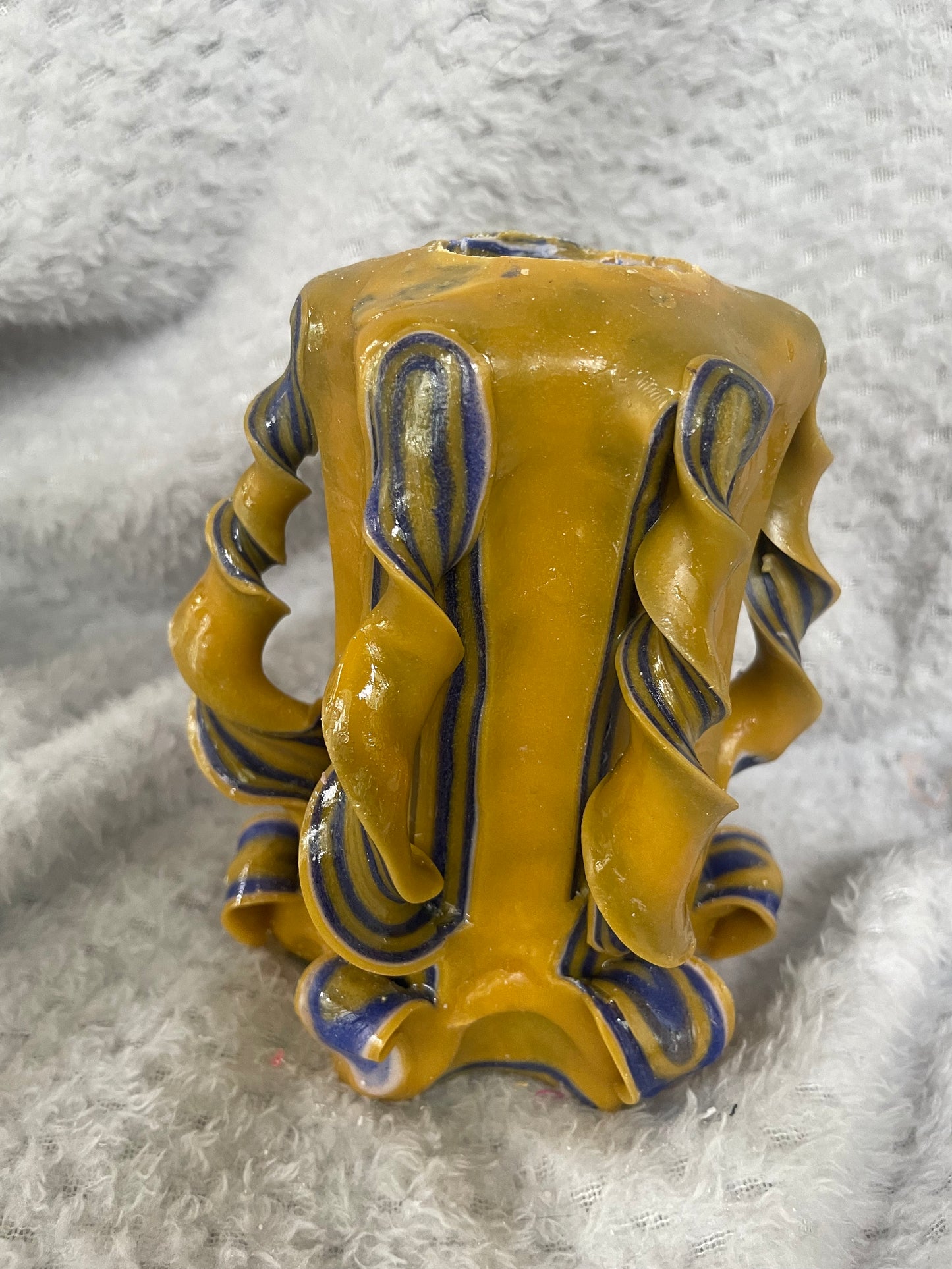 Carved candle