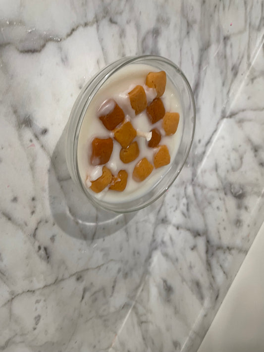 Cinnamon Toast Crunch cereal bowl candle