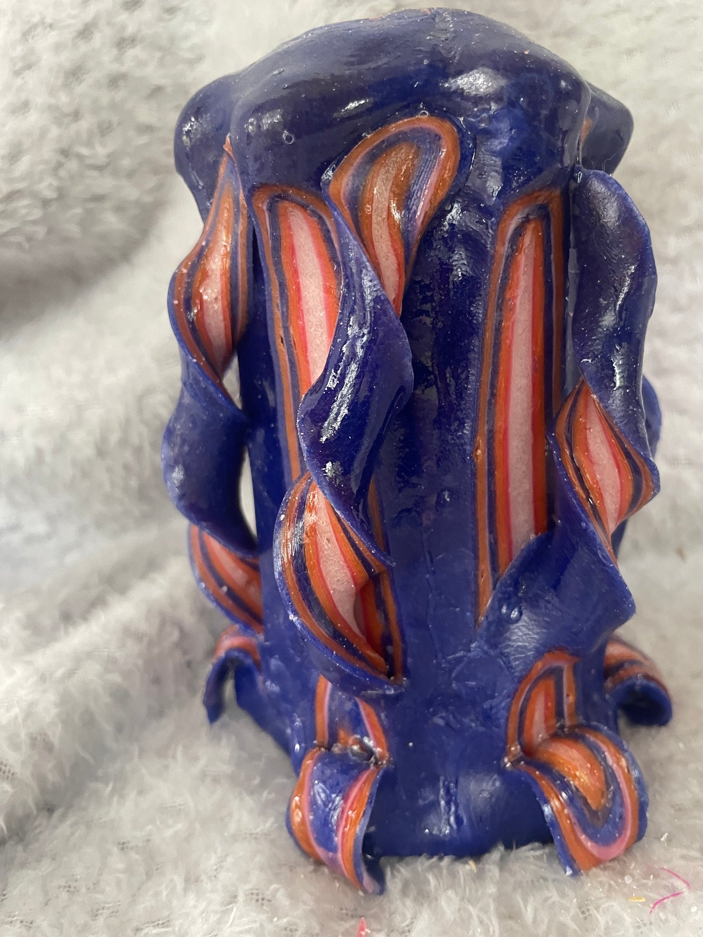 Carved candle