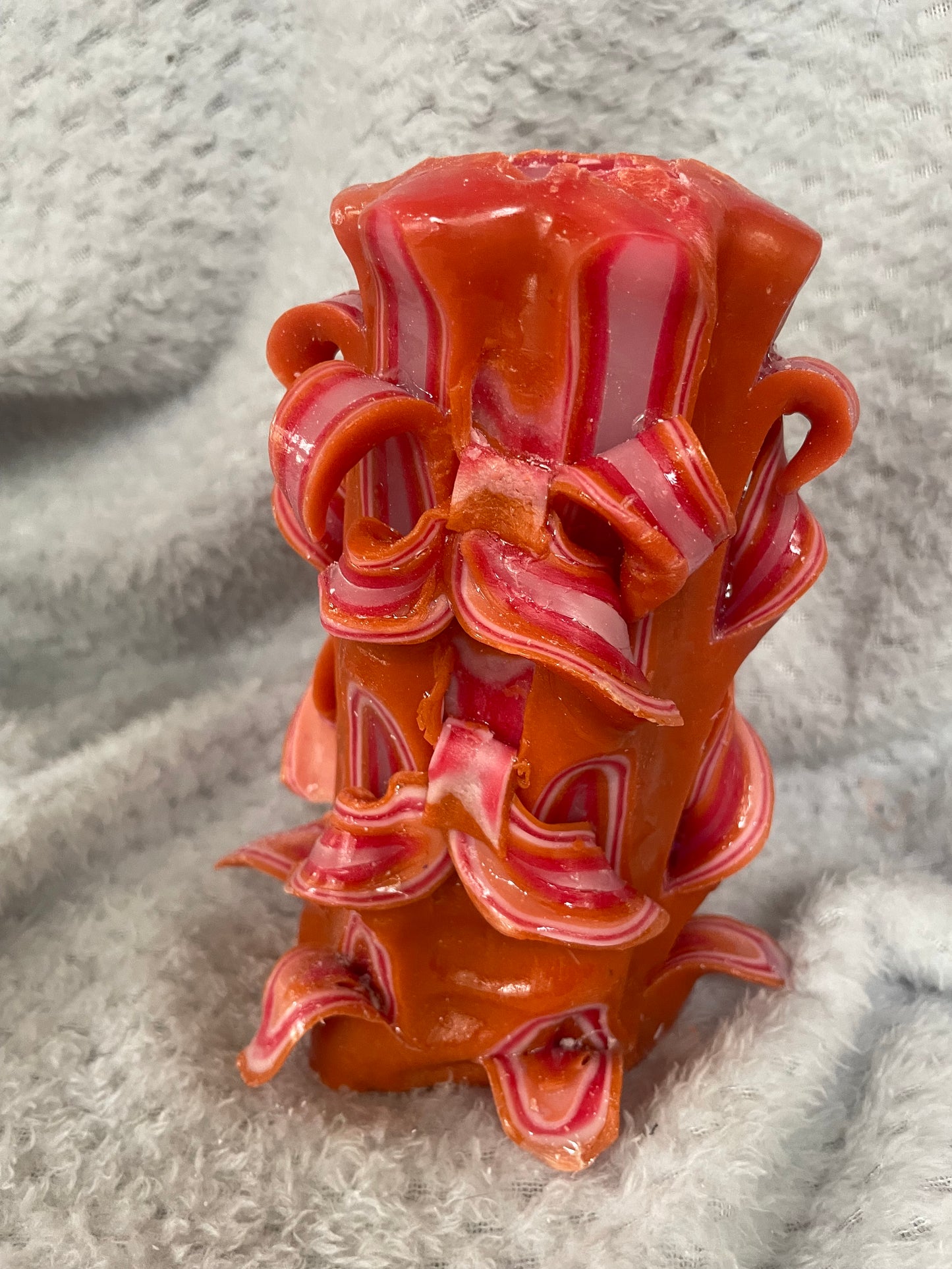 Carved candle