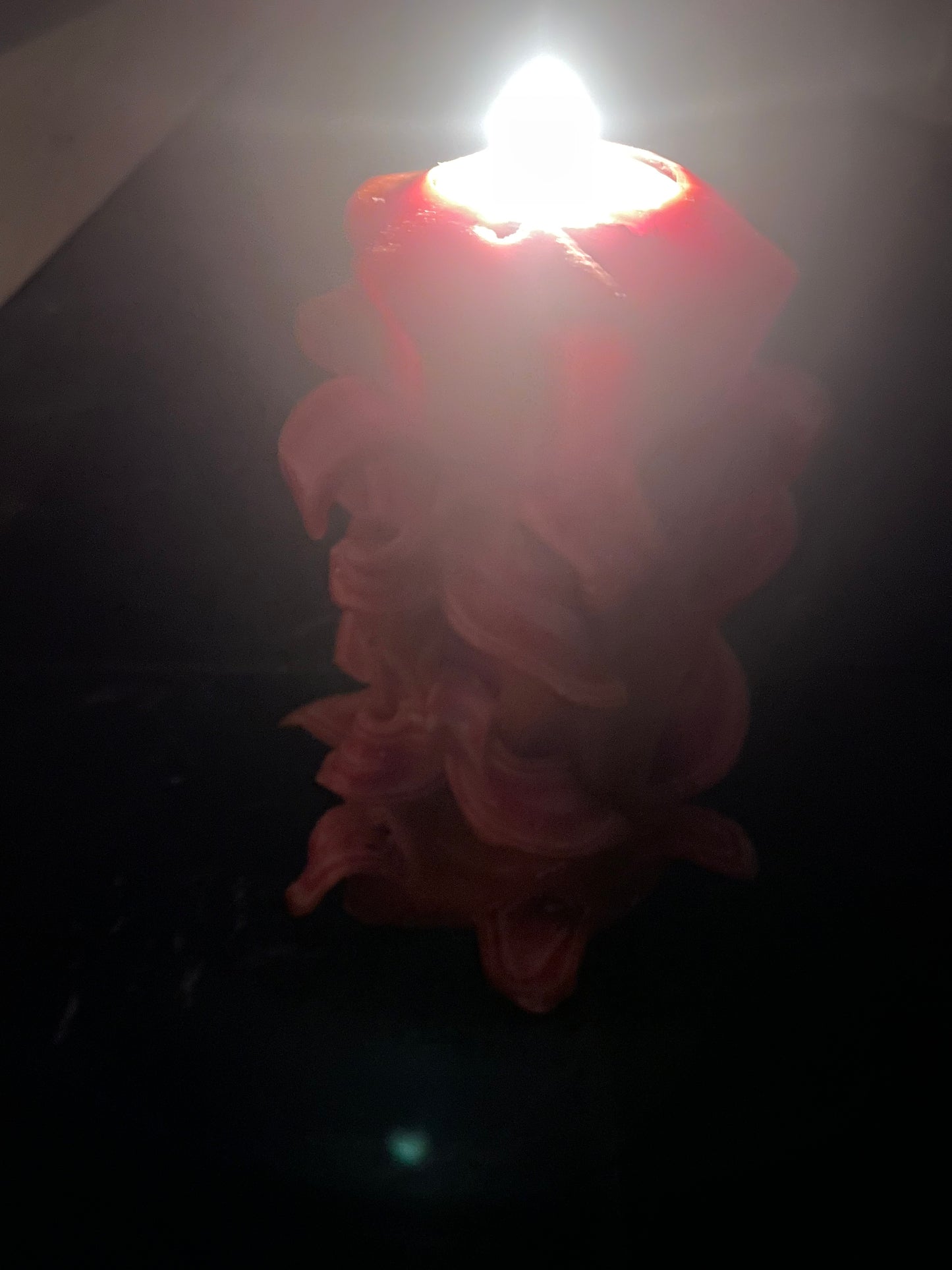 Carved candle