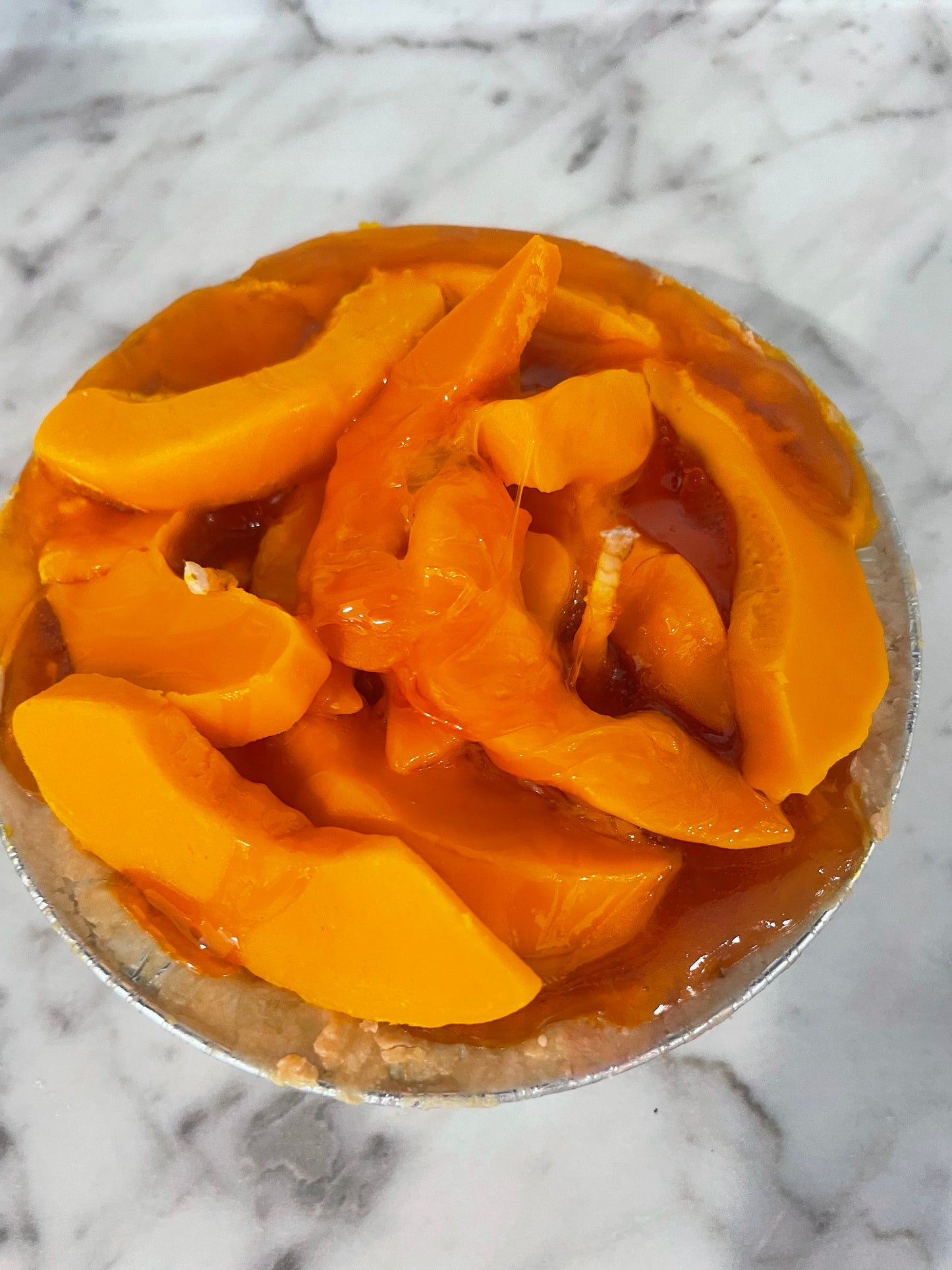 Peach pie 5 inches