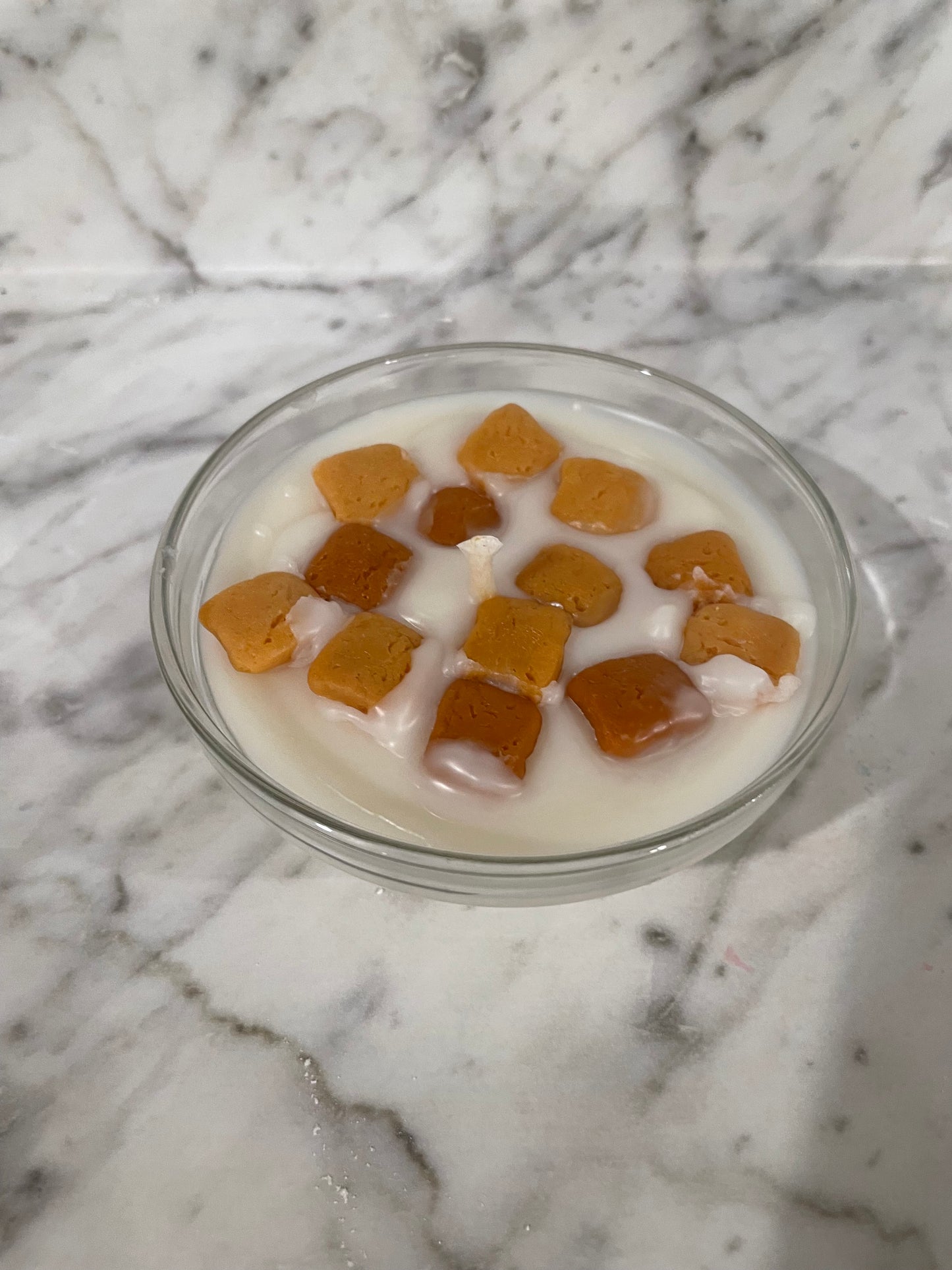 Cinnamon Toast Crunch cereal bowl candle