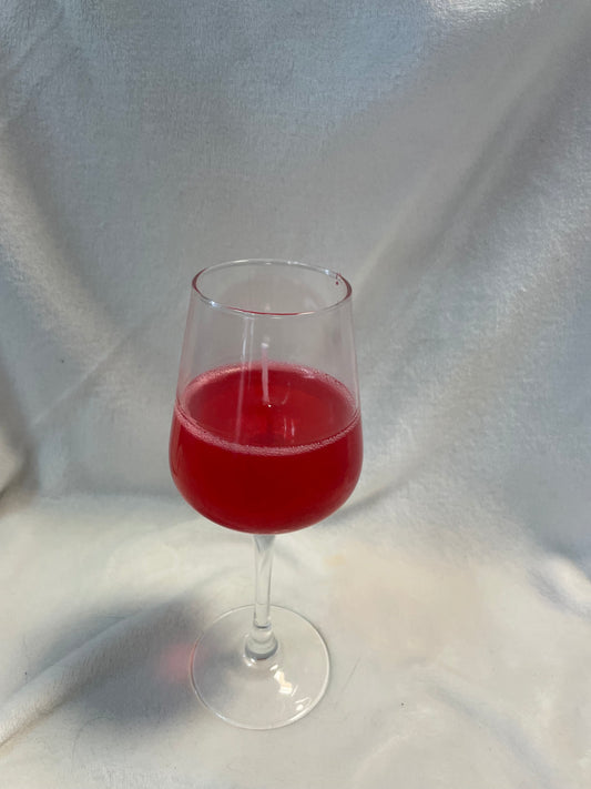 Wine glass candles