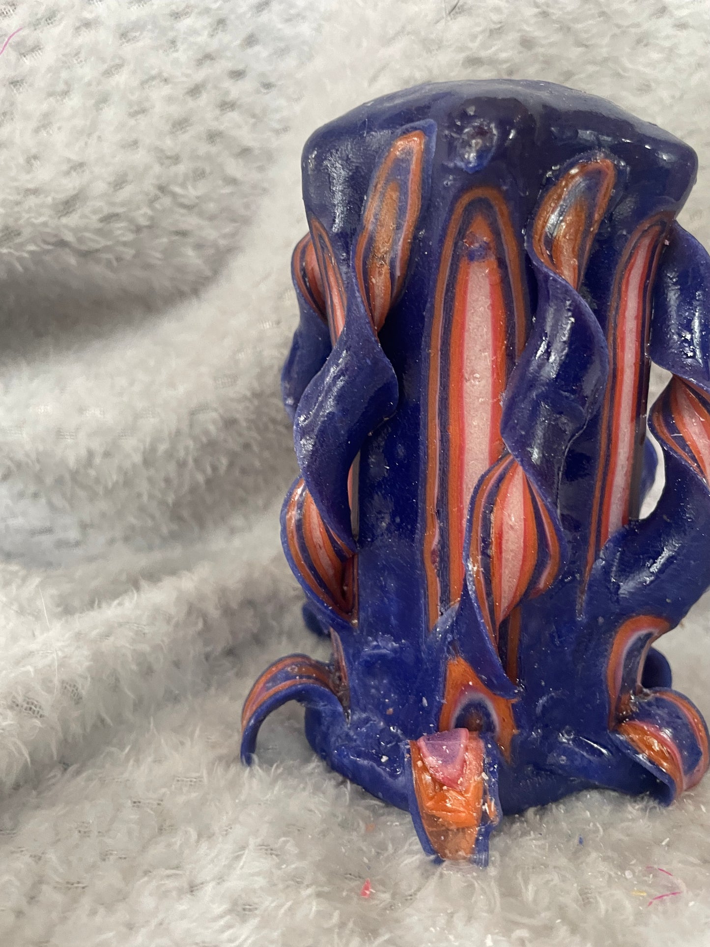 Carved candle
