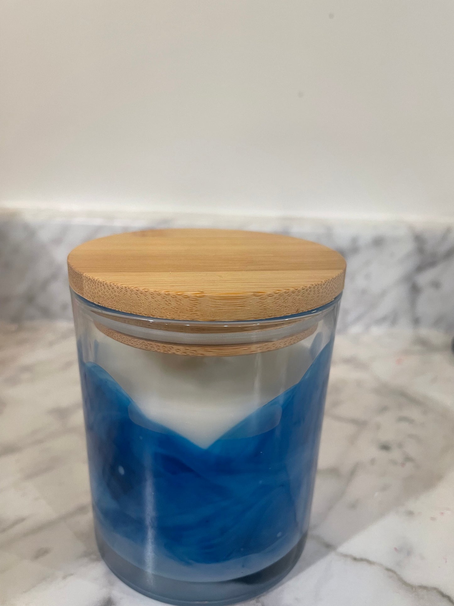 Baby powder candle scent
