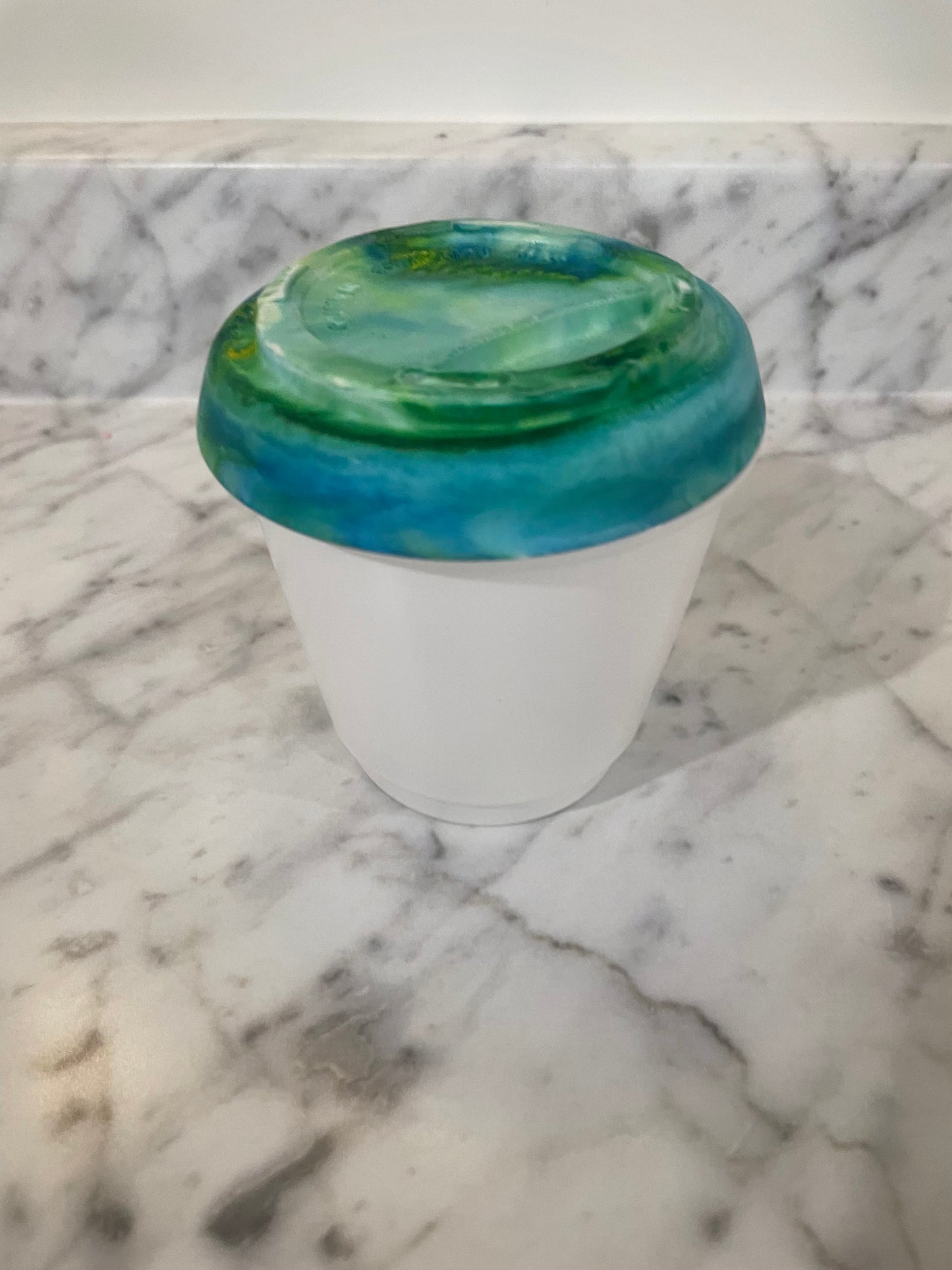 Caramel coffee cream scented candle