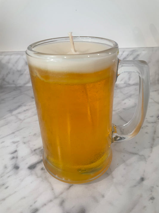Lite lager beer candle