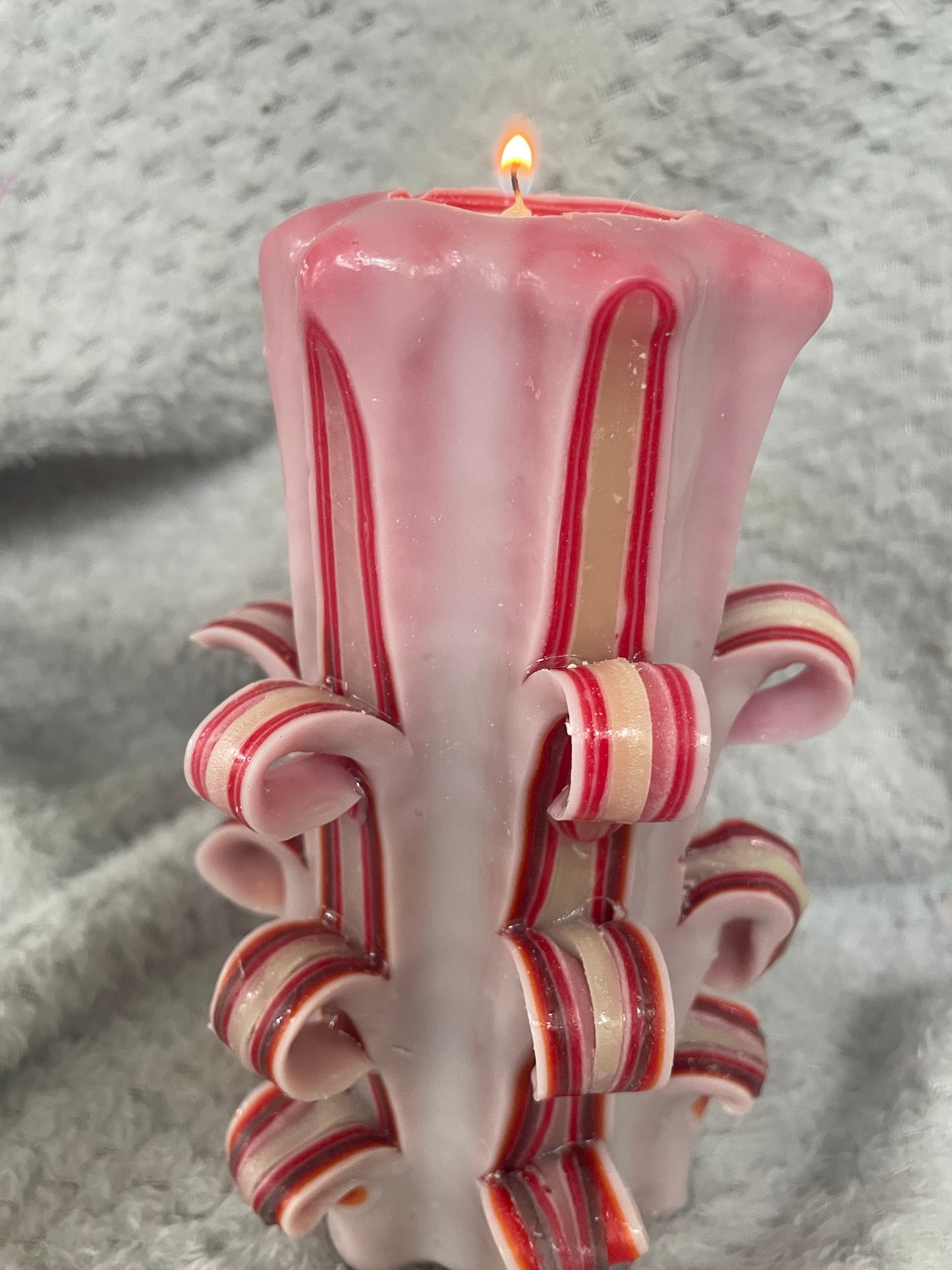 Carved candle