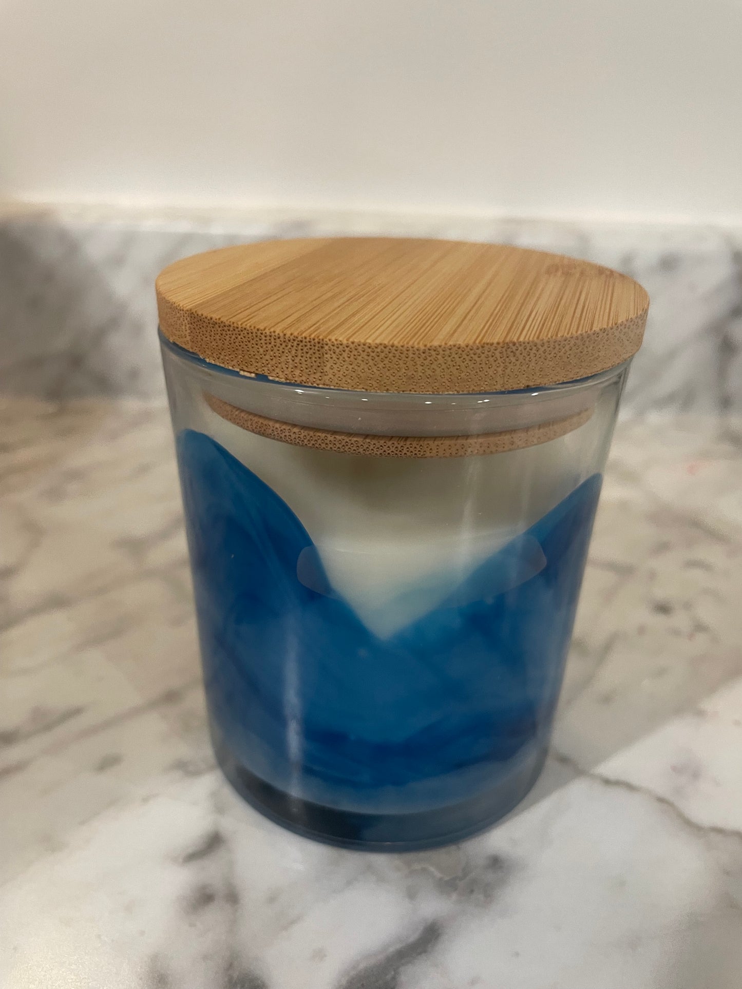 Baby powder candle scent