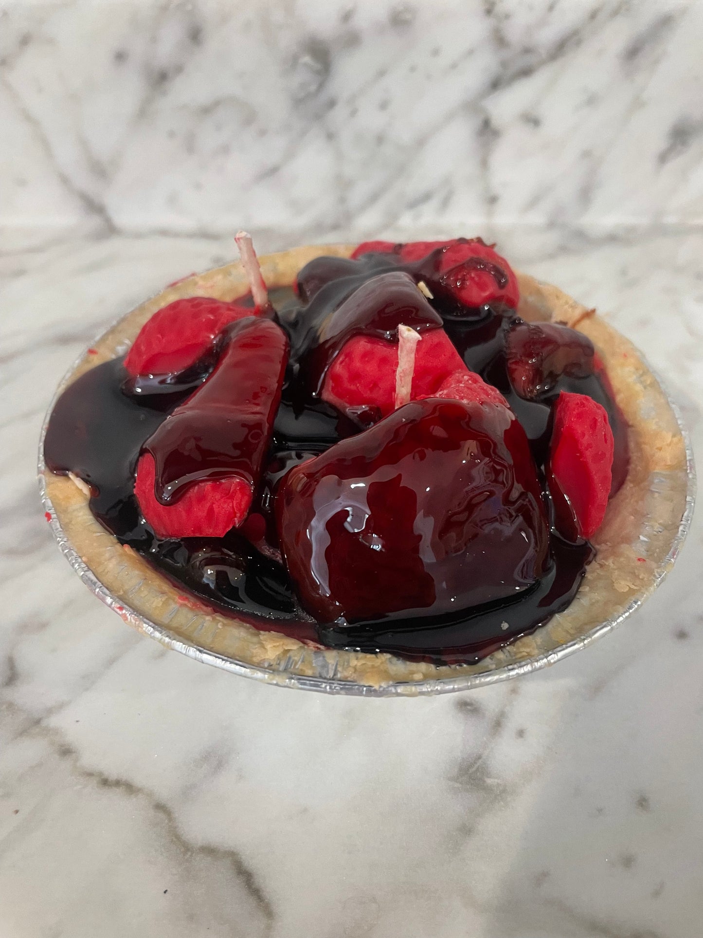 Chocolate strawberry pie 5 inches