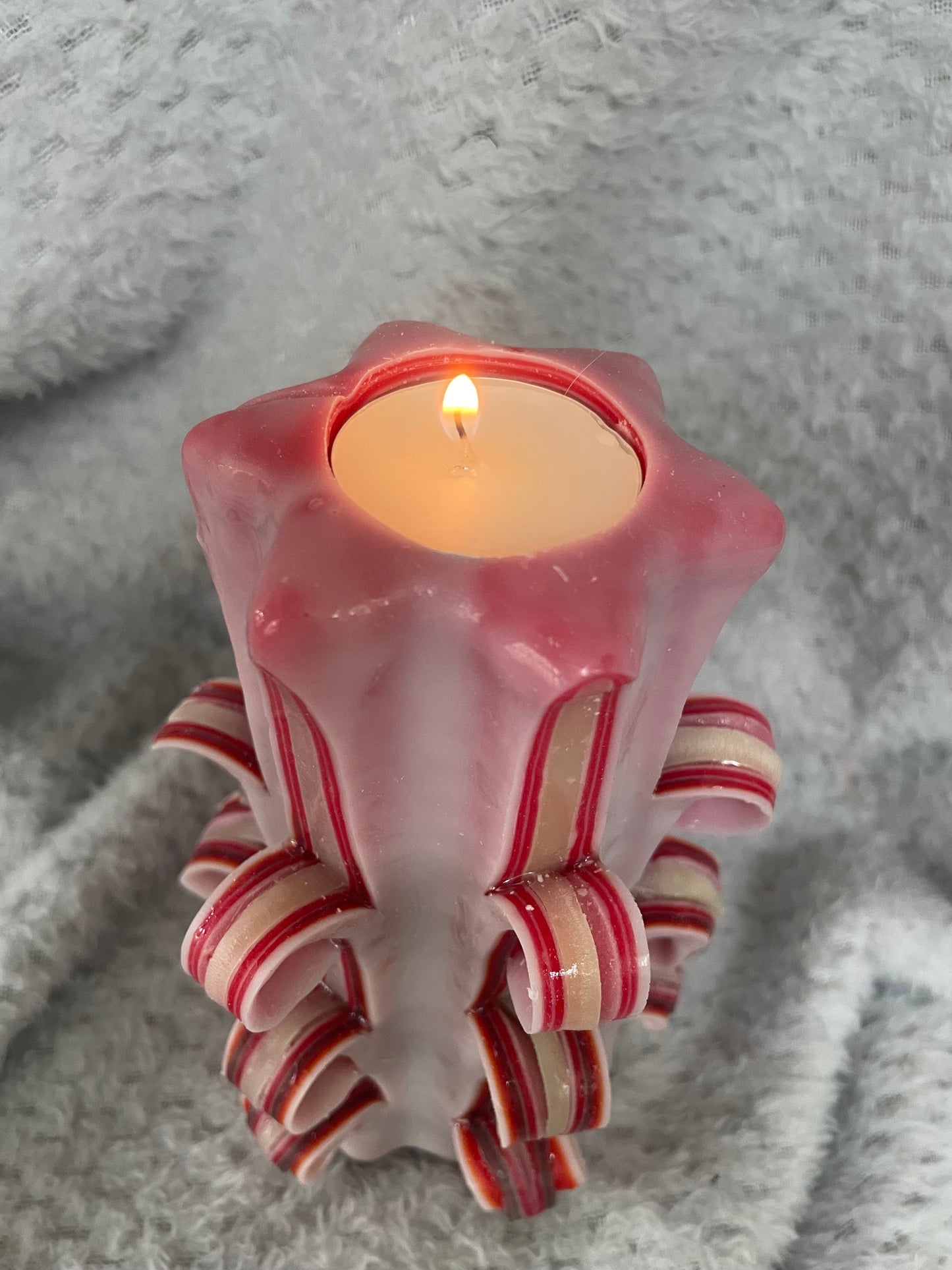 Carved candle