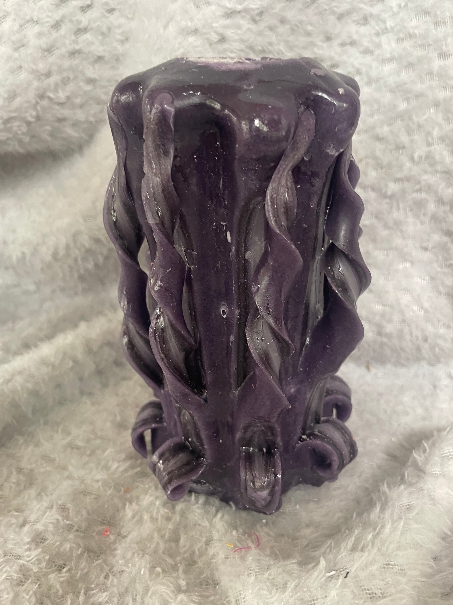 Carved candle