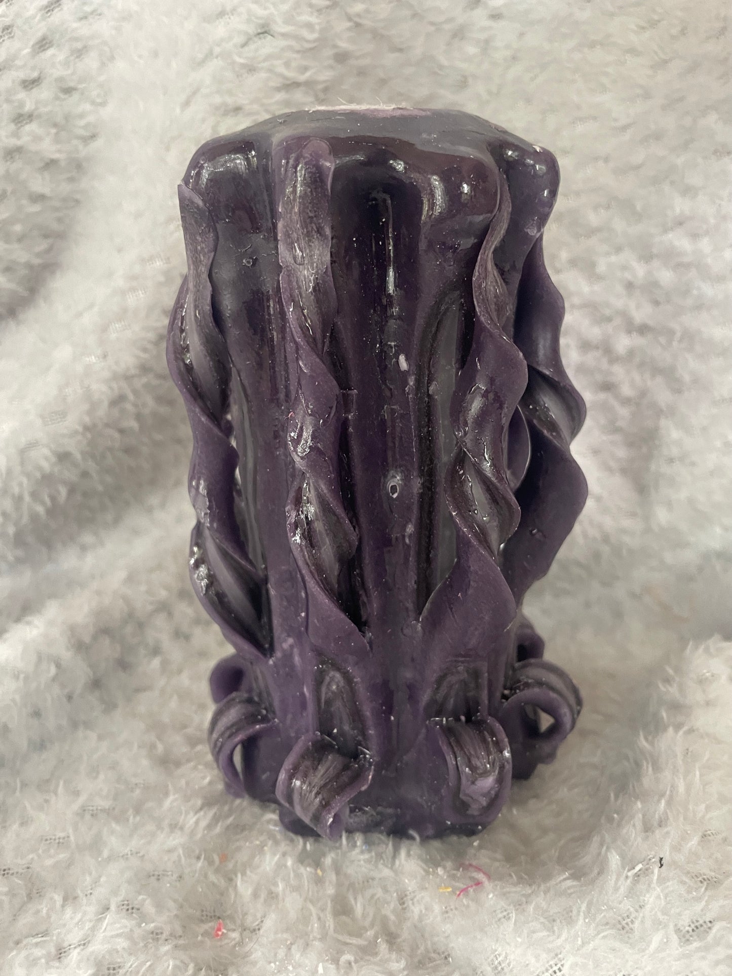 Carved candle