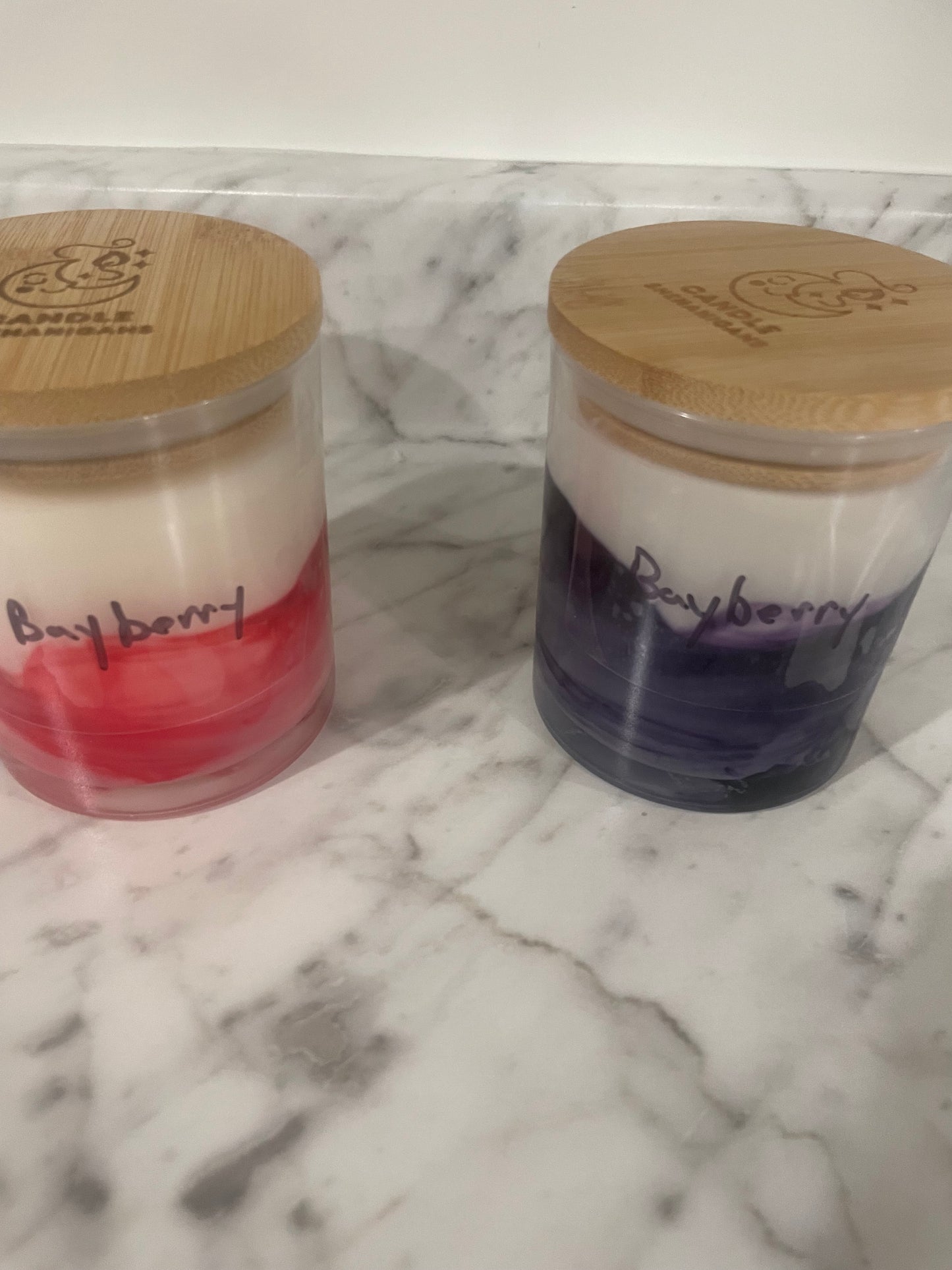 Bayberry scented candle
