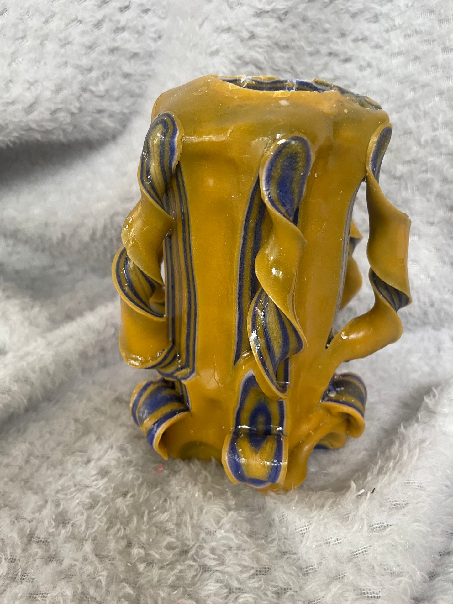 Carved candle