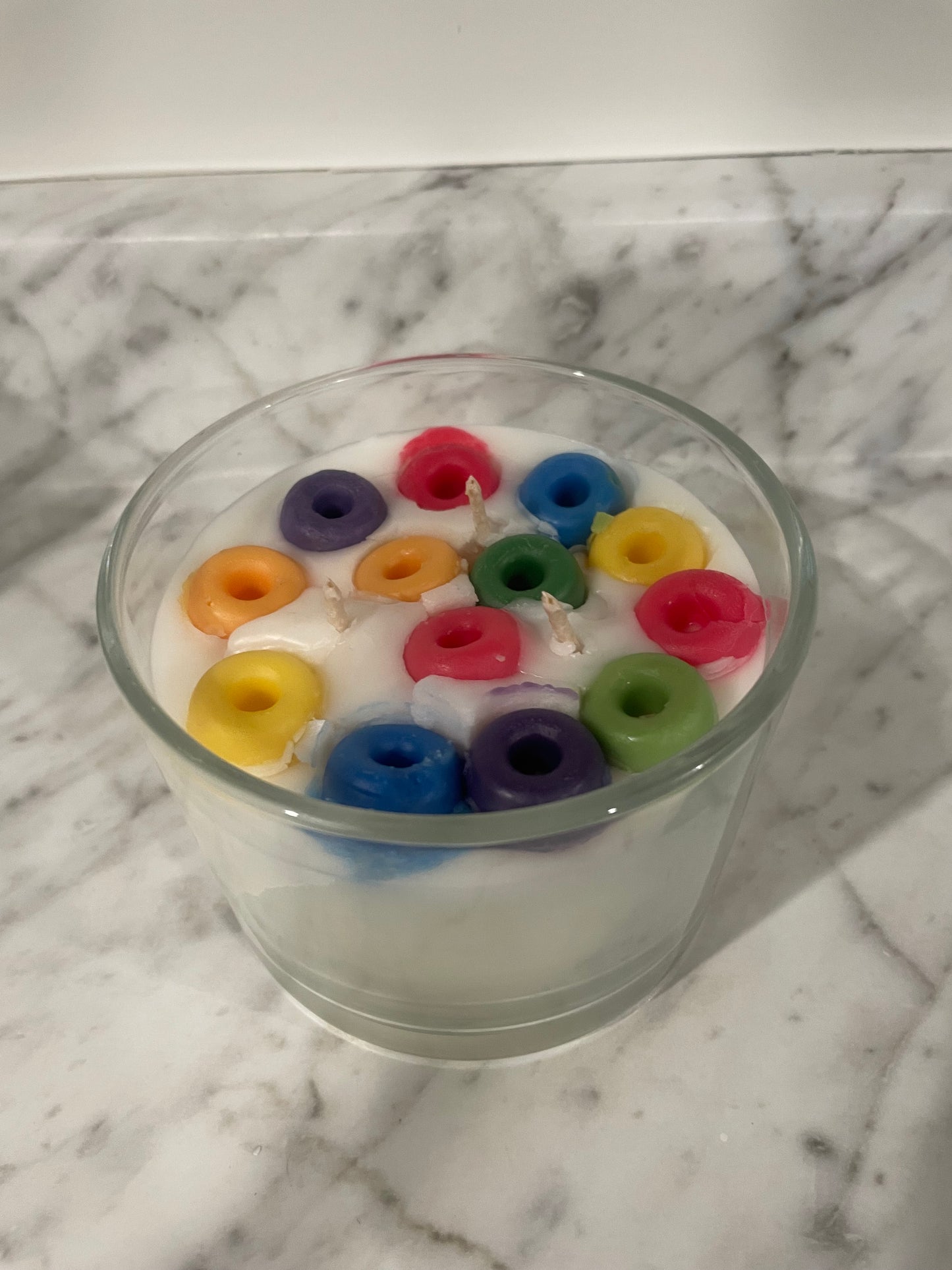 Fruit cereal rings 3 wick candle
