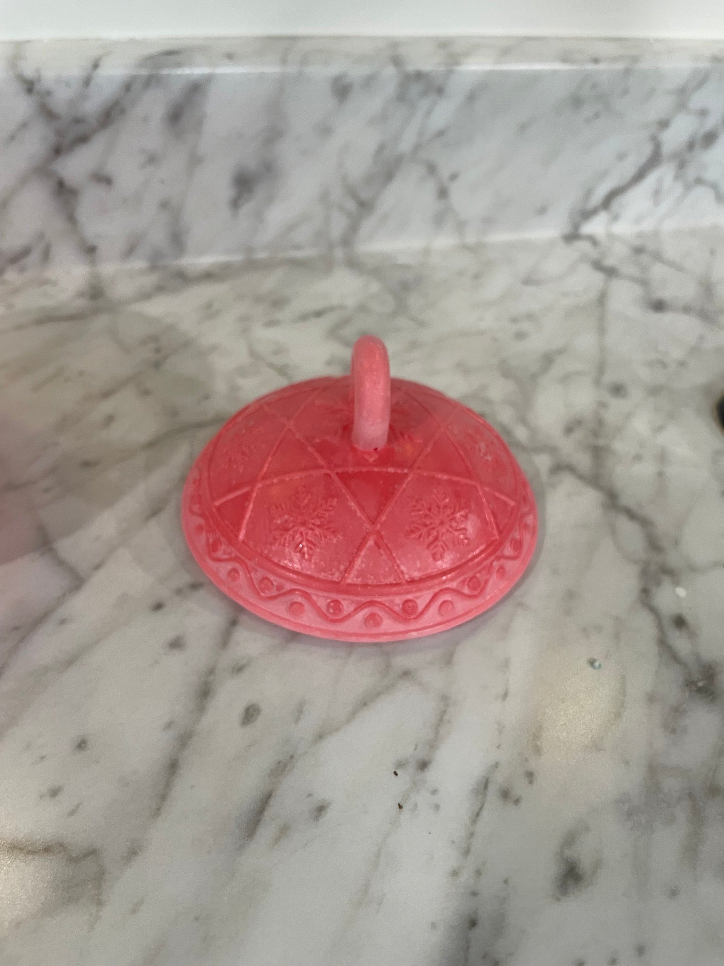 Christmas ornament candle holder
