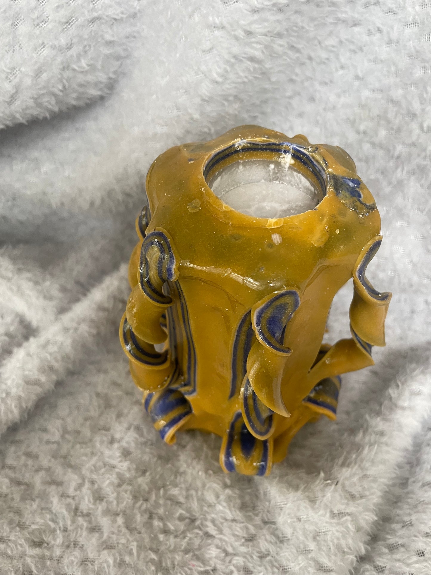 Carved candle