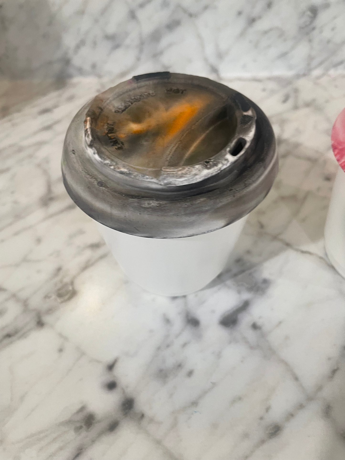 Coffee shop scented candle
