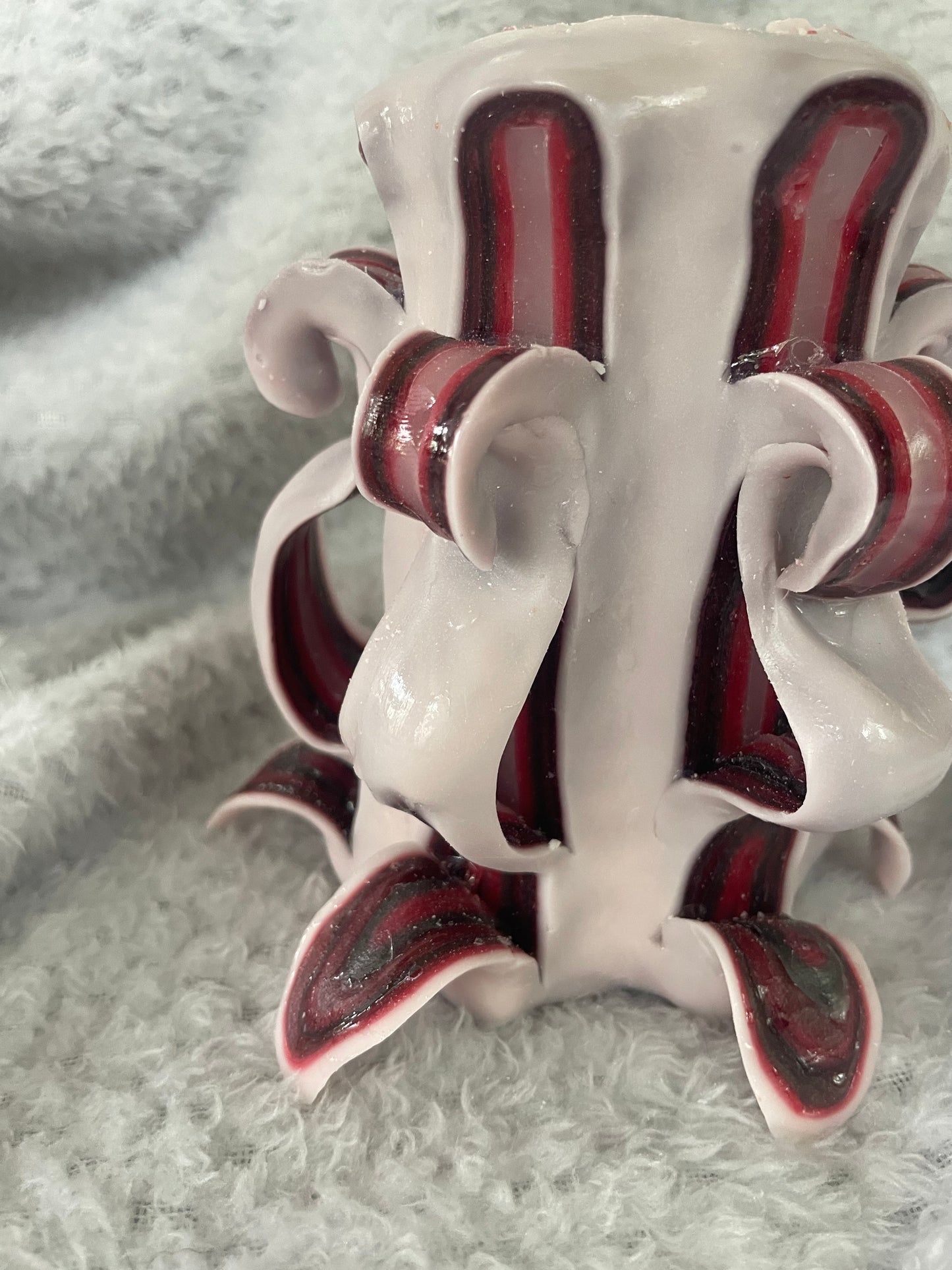 Carved candle