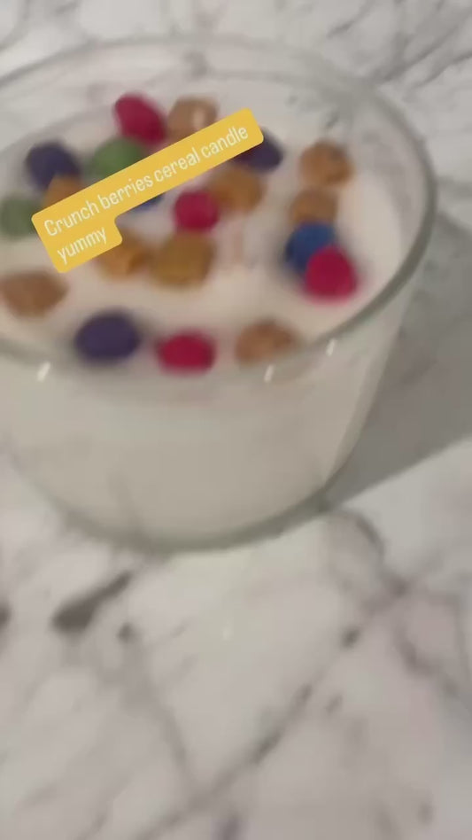 Crunch berries cereal 3 wick candle